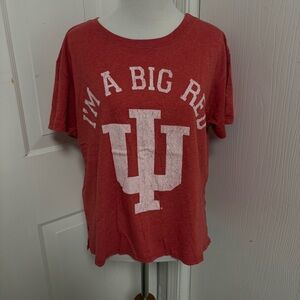 IU Hoosiers Big Red Crop Tee H5
